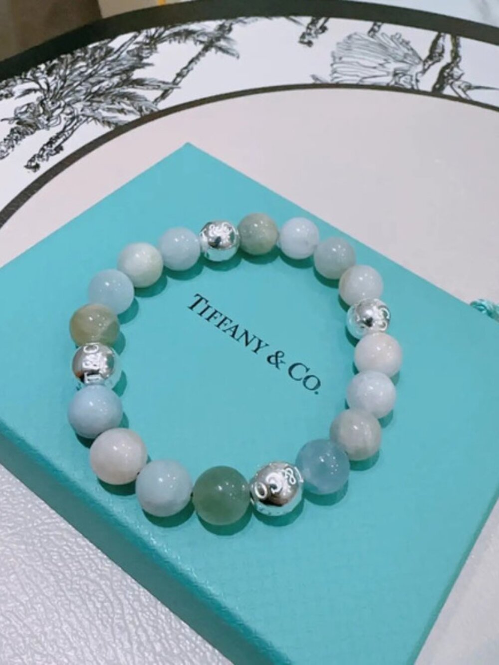 Tiffany & Co. Multicolor Agate Bracelet